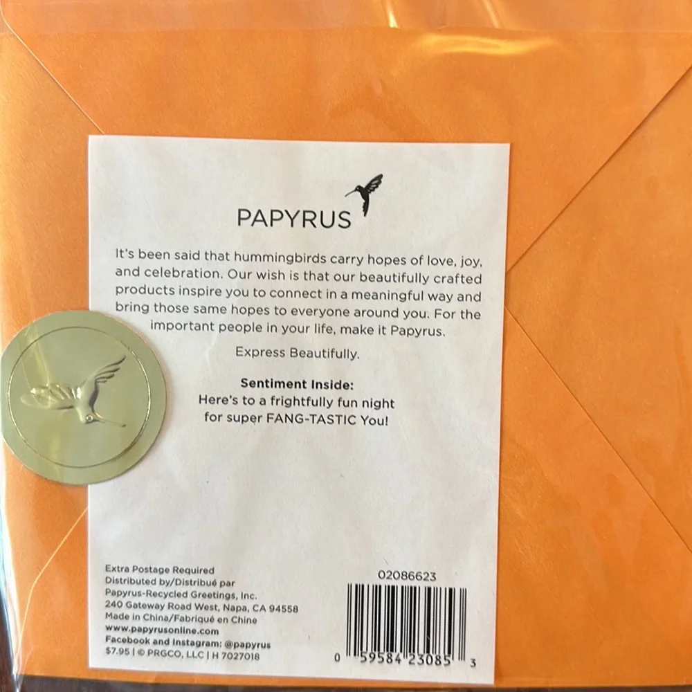 Papyrus Halloween Greeting Cards, bundle of 4 cards